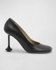 Loewe Toy Leather Drop Stiletto Pumps at Neiman Marcus