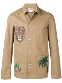 Loewe Workwear Safari Jacket in Beige FWRD at Forward