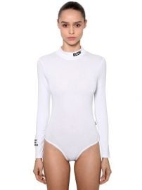 Logo Cotton Stetch Bodysuit by GCDS at Luisaviaroma