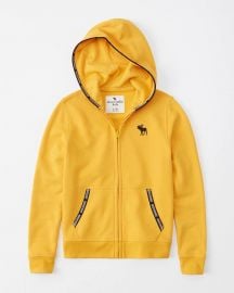 Logo Tape Hoodie at Abercrombie