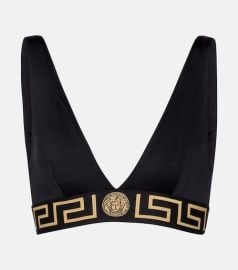 Logo bikini top at Mytheresa