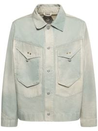 Logo print cotton denim jacket - Objects Iv Life - Men Luisaviaroma at Luisaviaroma