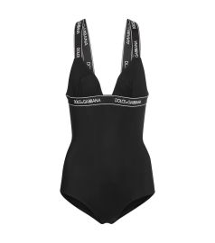 Logo swimsuit by Dolce Gabbana at Mytheresa