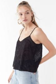 Lola Chiffon Embroidered Cami at Urban Outfitters