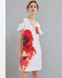 Lola Playful Poppy Cut-out Shoulder Dress at Ted Baker