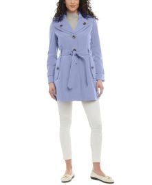 London Fog Women39s Single-Breasted Belted Trench Coat - Macy39s at Macys