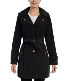 London Fog Womens Single-Breasted Belted Raincoat  Reviews - Coats  Jackets - Women - Macys at Macys