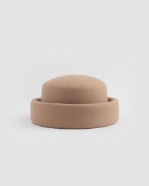 London Pillbox Hat - Nude at Born To Roam