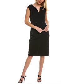 London Times Buckle Waist Sheath Dress Shop Premium Outlets at Shop Simon