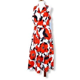 London Times Dresses London Times Surplus Fitnflare Floral Midi Dress Poshmark at Poshmark