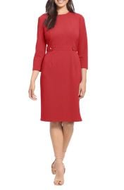 London Times Three Quarter Sleeve Sheath Dress at Nordstrom Rack