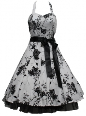 London Vintage Floral Dress at Amazon