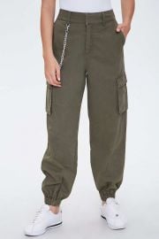 Londyn Curb Chain Cargo Pants at Forever 21