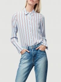 Long Cuff Silk PJ Blouse at Frame