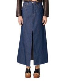 Long Denim Skirt at Bloomingdales