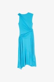 Long Dress in Marl Mesh GANNI US at Ganni