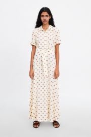 Long Polka Dot Dress by Zara at Zara