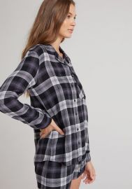 Long Sleeve Button Down in A Cozy Plaid at Bella Dahl