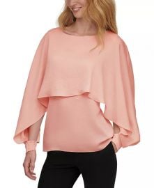 Long-Sleeve Cape Top at Macys