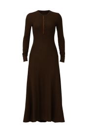 Long Sleeve Henley Dress by Ralph Lauren at Rent The Runway