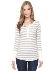 Long Sleeve Henley Set at Splendid