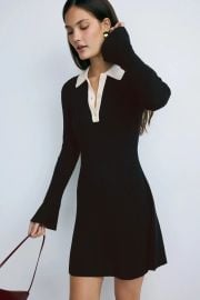 Long Sleeve Mini Polo Dress by Peter Som x RTR Rent the Runway at Rent the Runway