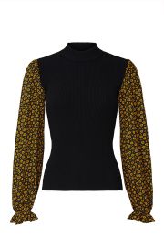 Long Sleeve Mixed Sweater by Opening Ceremony at Rent The Runway