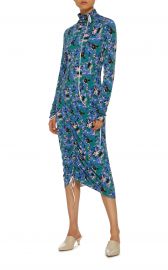 Long Sleeve Printed Dress by Marni at Moda Operandi