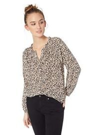 Long Sleeve Silk Smock Top at Amazon