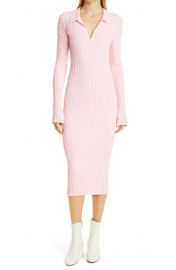 Long Sleeve Slash Dress by Helmut Lang at Nordstrom