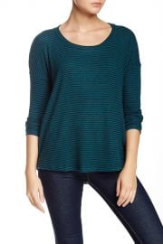 Long Sleeve Stripe Soft Pullover at Nordstrom Rack