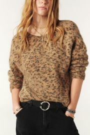 Long-Sleeve Sweater Leopold Beige US at ba&sh