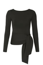 Long Sleeve Tied Top by Susana Monaco at Rent the Runway