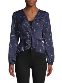 Long-Sleeve Twist-Front Top by BCBGeneration at Saks Off 5th