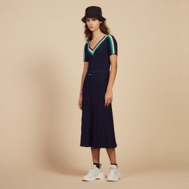 Long Sportswear Knit Dress at Sandro