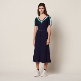 Long Sportswear Knit Dress at Sandro