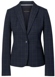 Long and Lean Fit Tartan Blazer at Banana Republic