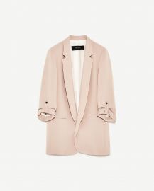 Long blazer at Zara