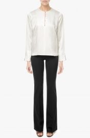 Long sleeve blouse at Derek Lam