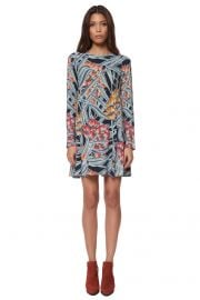 Long sleeve swing dress at Mara Hoffman