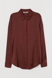 Long-sleeved Blouse at H&M