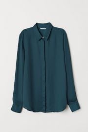 Long-sleeved Blouse at H&M