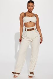 Looking Your Way Pant Set - Beige Fashion Nova Matching Sets Fashion Nova at Fashion Nova