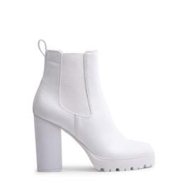 Loopy White Heels by Steve Madden at Steve Madden