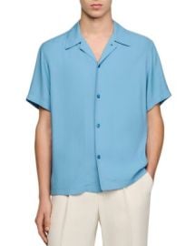 Loose Fit Shark Collar Shirt at Bloomingdales
