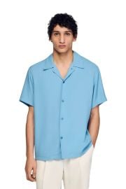Loose-fit shark collar shirt at Nordstrom