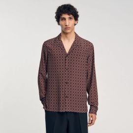 Loose-fit shirt brown for Men Paris at Sandro