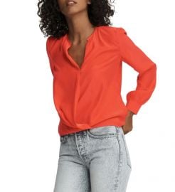 Lora Silk Surplice Blouse by Rag  Bone at Nordstrom