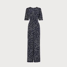 Loren Navy Start Print Jumpsuit by L.K. Bennett at LK Bennett