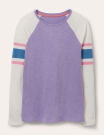 Lorna Baseball Jersey Tee at Boden